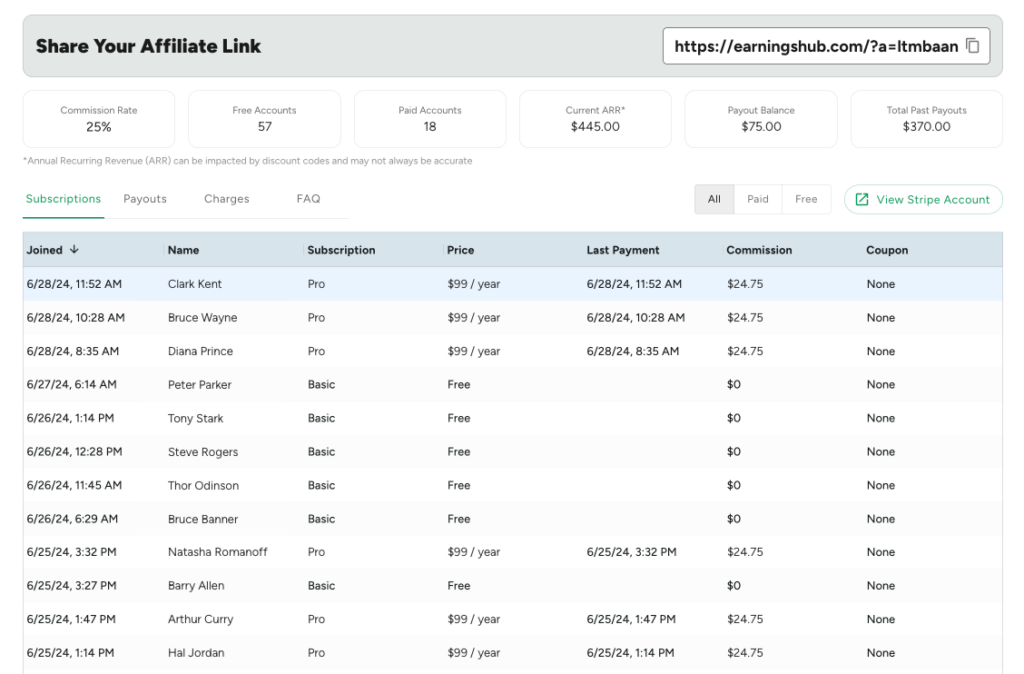 Earnings Hub Affiliate Program